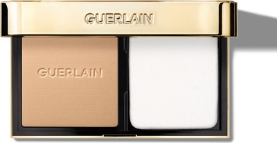 Pudër kompakte Guerlain Parure Gold Skin Control, mbulim i lartë, përfundim mat, Beige
