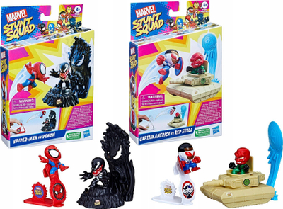 Set lojrash Hasbro Marvel Stunt Squad Crush Villain, figura aksioni, për kalamaj 4+