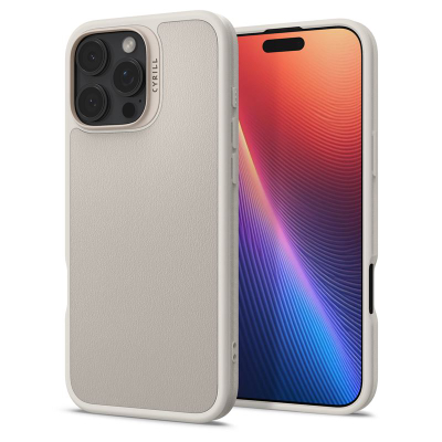Mbrojtëse telefoni iPhone 16 Pro Max Spigen Cyrill Kajuk MagSafe, krem