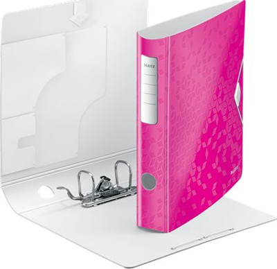 Dosje unazore LEITZ Active WOW, A4, 60mm, rozë metalike
