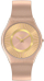 Orë për femra SWATCH Tawny Radiance SS08C102, e artë/rozë