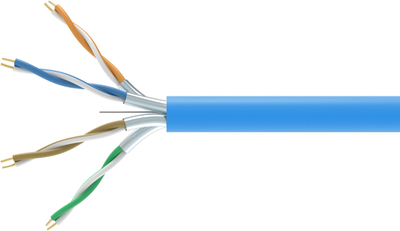 Kabllo rrjeti Install Cable Cat6A U FTP, 305m, LSZH Dca, blu