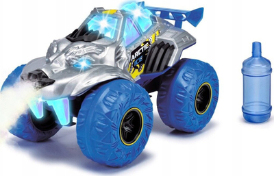 Makina me telekomandë Dickie Toys Arctic Ice Monster, efekte drite dhe zëri, bateri të përfshira, argjend-kaltër