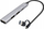 HUB USB I-tec USB-C USB-A metal, 1x USB 3.0, 3x USB 2.0, gri metalik