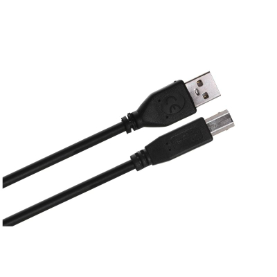 Kabllo USB Gembird CCFUSB2AMBM10, USB A me USB B, 3 m, e zezë