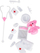Kukull doktoreshë Mega Creative Doctor Play Set, 29cm, me aksesorë, e bardhë