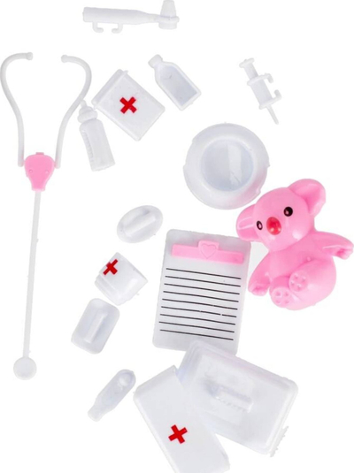 Kukull doktoreshë Mega Creative Doctor Play Set, 29cm, me aksesorë, e bardhë