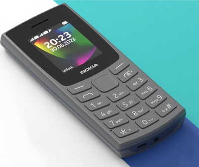 Telefoni Nokia 105 TA-1557 2023, Dual SIM, radio FM, gri e errët