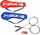 Set badminton për kalamoj, 2 raketa alumini, 2 flutura, shumëngjyrësh