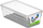 Organizues sirtari Curver Sistemo 2, 7.5x15x5 cm, plastik transparent, fund gri