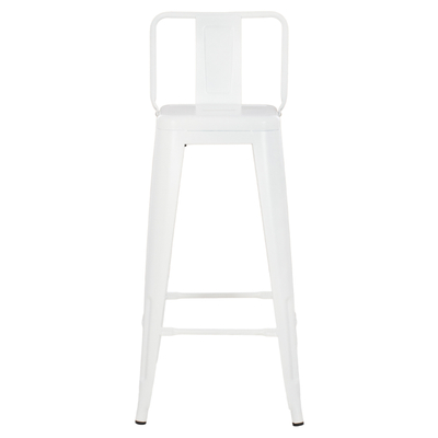 Stol bari me mbështetëse Melita-Pro 42x42x100Hcm (HM8643.41), bardhë