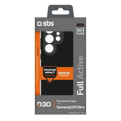 Kapak telefoni SBS Samsung Galaxy S25 Ultra, material D3O, shkon me karikim wireless, i zi