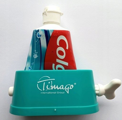 Shtypës tubash Timago PasteTIM, plastik, me dorezë, jeshil