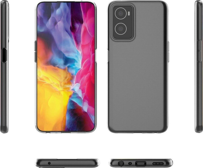 Këllëf telefoni Realme 9i Oppo A36 A76, xhel TPU 0.5mm, transparent