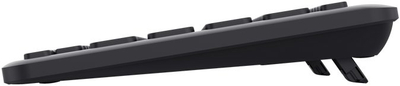 Tastierë Trust Lyra, wireless USB RF dhe Bluetooth, layout gjerman, e zezë