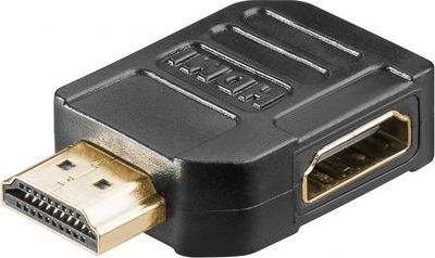 Adapter HDMI Wentronic Goobay A 344 G, HDMI F në HDMI M, me kënd të drejtë
