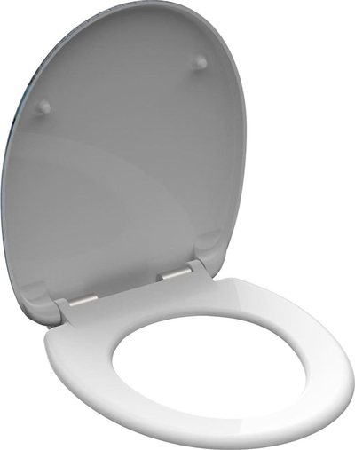 Ulese tualeti Schuette Offline 53223548, duroplast, soft close, gri
