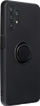 Mbrojtëse telefoni Forcell Silicone Ring për Samsung Galaxy A53 5G, silikon, me unazë magnetike, e zezë