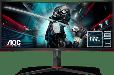 Monitor gaming AOC CU34G2X/BK, 34", UWQHD 3440 x 1440, i zi