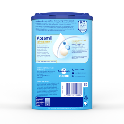 Aptamil 1 800 gr - Qumesht Pluhur per Foshnje 0 deri ne 6 muaj