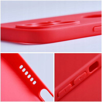 Мека заштитна маска за телефон Xiaomi Redmi Note 14 Pro Plus 5G, црвена