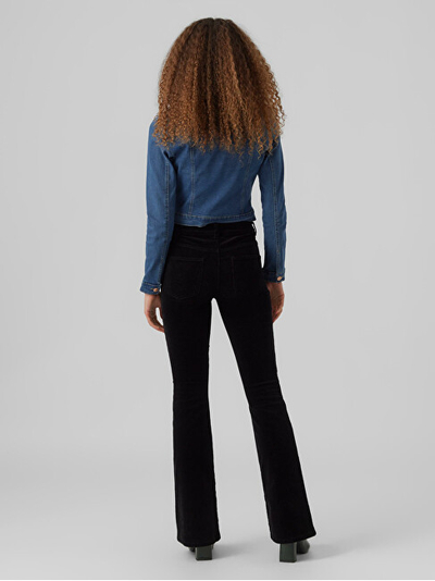 Јакна Vero Moda VMLUNA 10279492 Тексас со средна сина боја