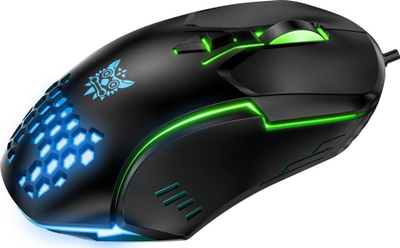 Mi gaming Onikuma CW902, me kabllo USB, dritë RGB, i zi