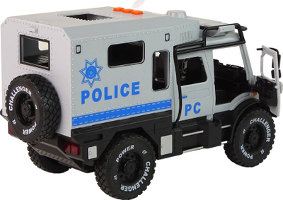 Makina lodër policie Leantoys Off-Roader, 1:14, drita dhe zë, shumëngjyrëshe