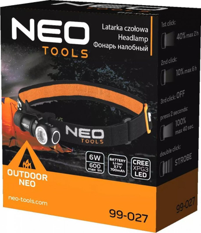 NEO TOOLS 99-027 Полначка челна ламба
