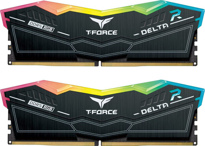 Memorie TeamGroup T-Force Delta RGB, DDR5, 32 GB, 6000 MHz, CL38, FF3D532G6000HC38ADC01
