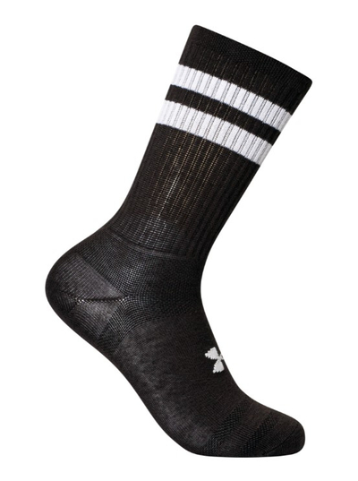 Çorape Under Armour Essential Crew, 6 palë në paketë, sportive, të zeza