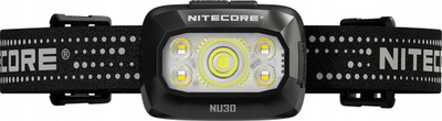 Фенер за глава NITECORE NU30, 500 лумени, 1500mAh, црн