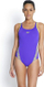 Rroba banje për femra Speedo Monogram Muscleback Endurance +, 34, vjollcë / verdhë