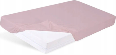 Çarçaf fitted BabyMatex Bamboo Cotton, 70x140 cm, për krevat kalamajsh, rozë