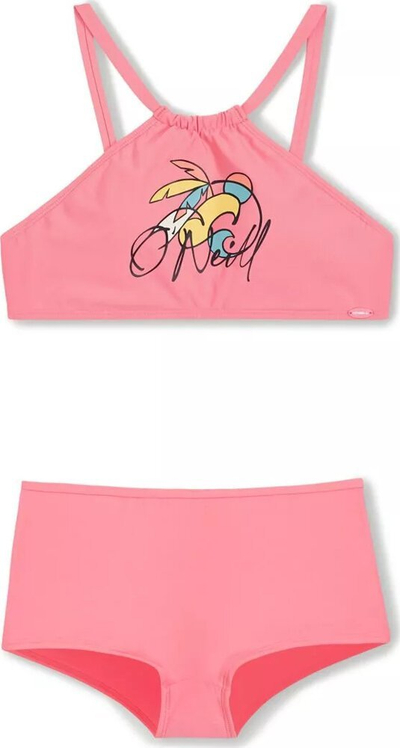 Bikini dy pjesë për goca O'Neill Cali Holiday, REPREVE, MIX AND MATCH, rozë