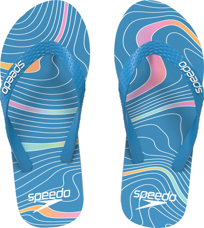 Shapka plazhi Speedo Flip Flop, për meshkuj, kundër rrëshqitjes, blu