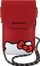 Çantë dore Hello Kitty Leather Hiding Kitty Cord, lëkurë ekologjike, me xhep për smartphone, e kuqe