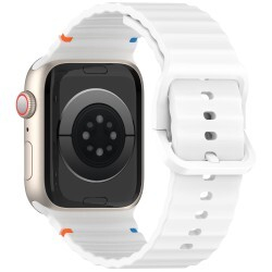 Rrip ore 4wrist për Apple Watch 42/44/45/49 mm, i bardhë