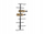 Raft vere muri Present Time Float, metal, 8 shishe, i zi mat
