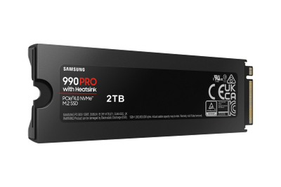 SSD Samsung 990 Pro me Heatsink, 2TB, NVMe PCIe 4.0, i zi