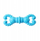 Lodër përtypëse për qen Barry King Chew Toy, TPR, 12.7cm, blu