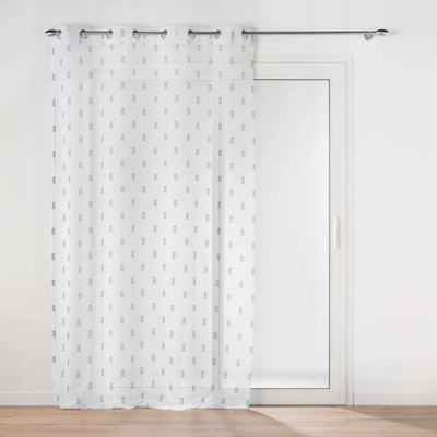 Perde për kalamaj Douceur d'intérieur Geometric, 140x240 cm, poliestër, jeshile