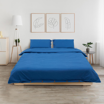 Komplet lenjerie dopio Heinner Home, 200x220 cm, pambuk, blu