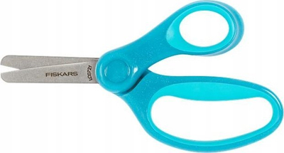 Gërshërë për kalamaj FISKARS 1064073, 13 cm, me majë t’rrumbullakosur, blu me shkëlqim