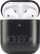 Futeri mbrojtës për AirPods Audi Leather Big Logo, lëkurë ekologjike, e zezë