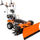 Pastrues me furçë Oleo‑Mac OM Line PKM 100, motor Briggs &amp; Stratton 6.5HP, vetështytës, portokalli