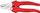 Клешти за кабли Knipex 95 05 165, 24mm², должина 165mm, црвени