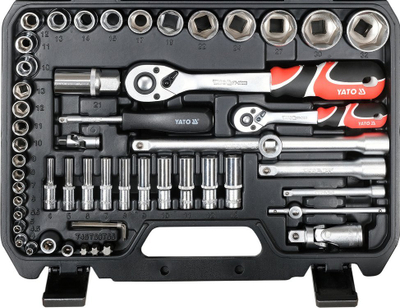 Set çelësash Yato YT KOV, 1/4", 1/2", 93 pjesë