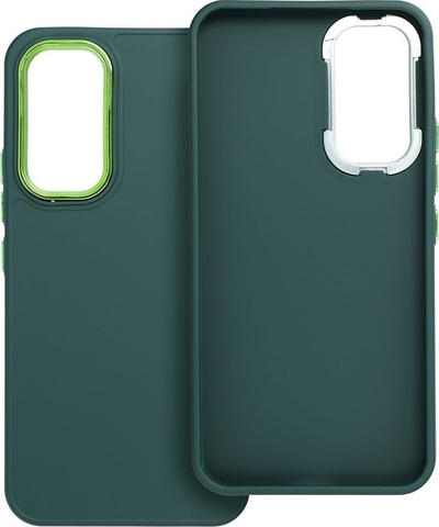 Kapak mbrojtës Frame për Samsung Galaxy A54 5G, TPU, kornizë e forcuar te kamera, jeshil
