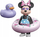 Set lodrash Playmobil 1.2.3 Aqua Disney Minnie's Beach Trip 71416, 3 pjesë, për kalamaj 1-4 vjeç, shumëngjyrësh